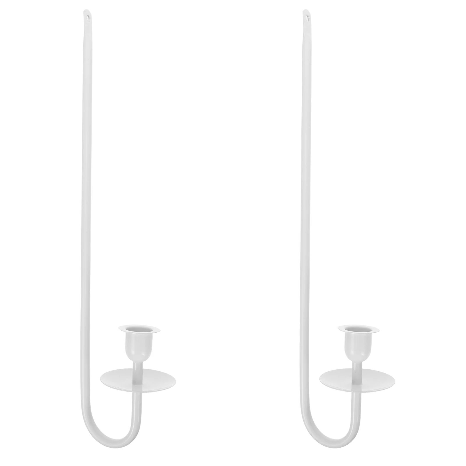

2pcs Sconces Decorative Metal Wall Hanging Candlestick Holders Farmhouse Stair Corner Holder Fireplace