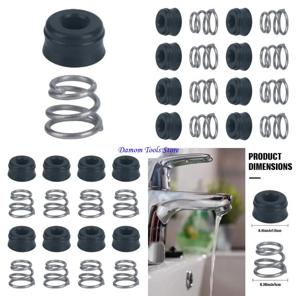 57BE 8Pcs Faucet Repair Spring RP4993 Faucet Stem Assembly Repair Kits