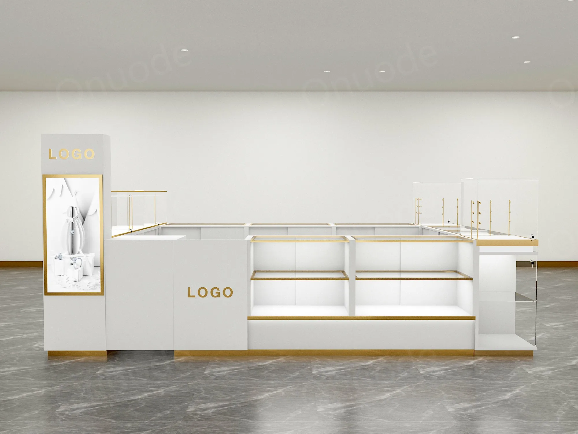 Custom.Custom LED-Lit Glass Display Cabinet for Retail Shops Museums Exhibitions for Jewelry Kiosks and Shopping Malls