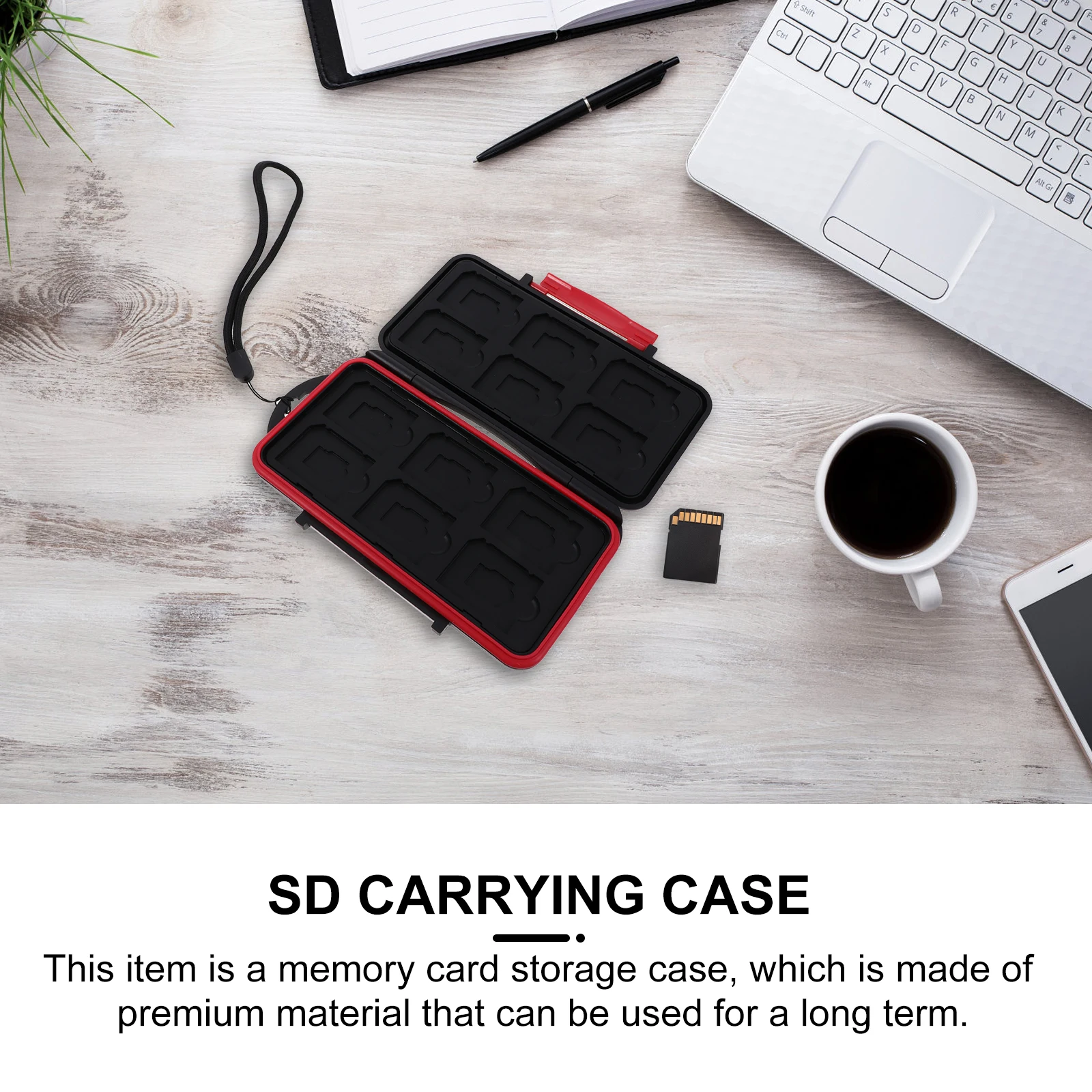 

Memory Card Case Box Storage Compatible with Carrying Holder Small Waterproof Plastic
