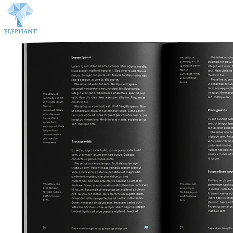

custom Custom Book Printing Service Paperback Soft Cover Full Color Magazine Book