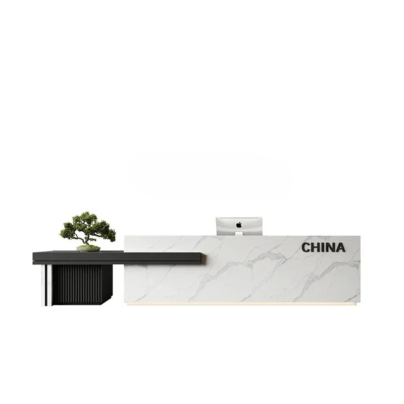 

Simple Modern Company Club Hotel Counter Office Front Desk Reception Desk Bar Beauty Salon checkout page
