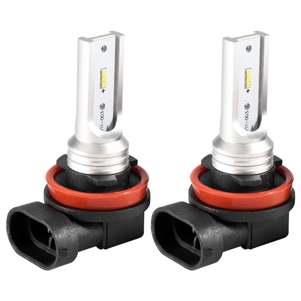 H8 H11 H16 Led Fog Light Bulb, H16 Led Fog Lamp High Power Csp-Y11, Cool White 6500K (Pack Of 2)