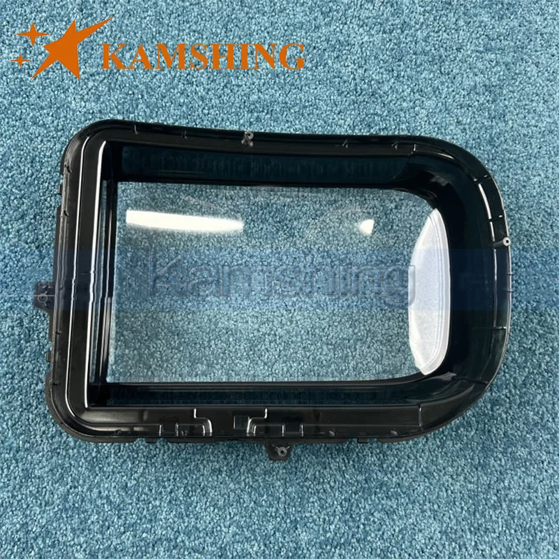 CAPQX Front Bumper Headlight Cover For Chevrolet Spark EUV Baojun Yep Plus Lights Shell Lampshade Headlamp Lens