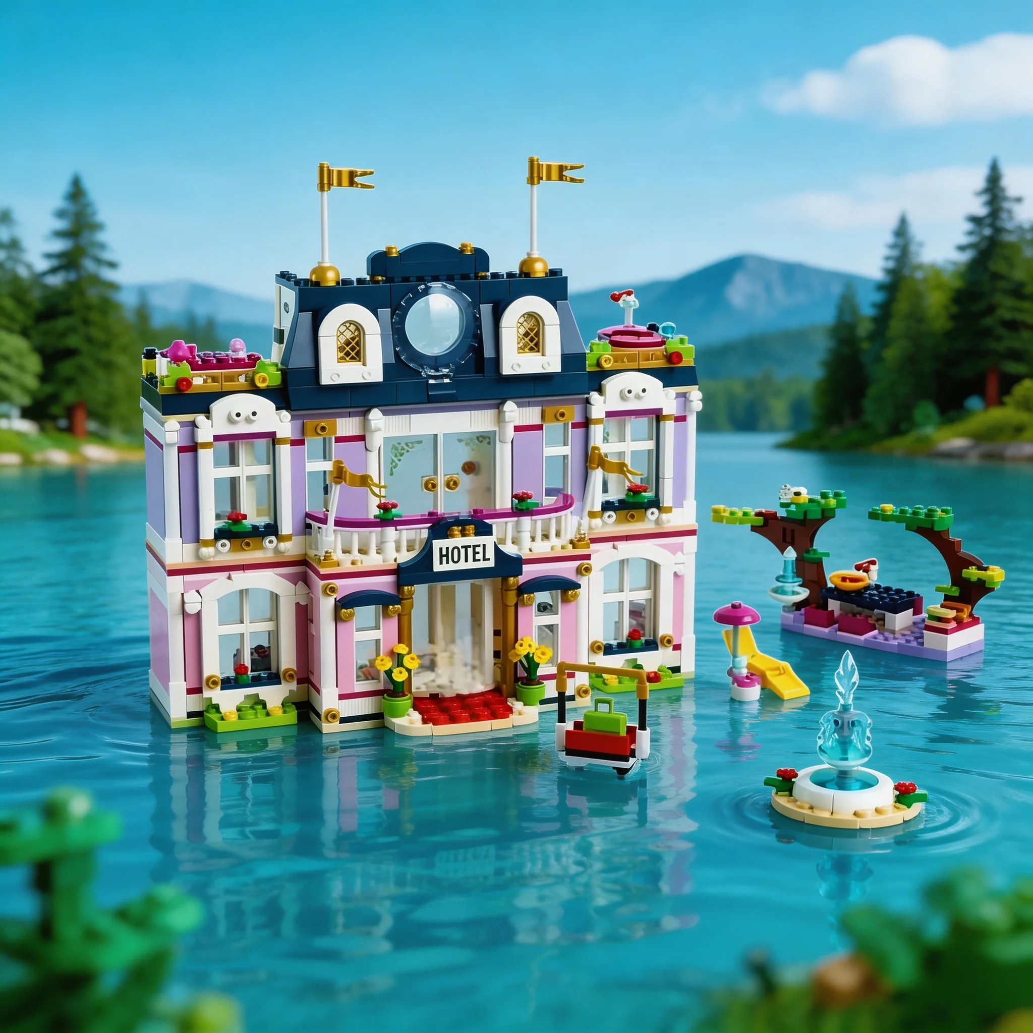 

2026 creative new building party house model brick toy assembly DIY toy gifts for men and women youth party holiday gifts
