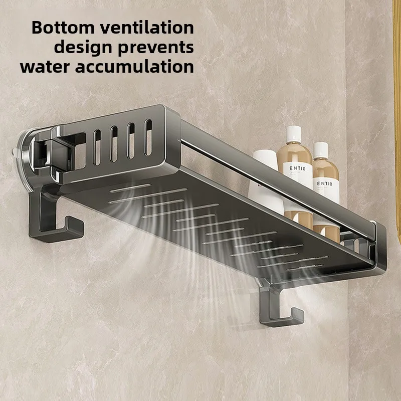 Suction Cup Rack, Bathroom, Bathroom Storage Basket, No Punching, Toilet, Hand Wash Washstand WallHanging WallStorage Rack