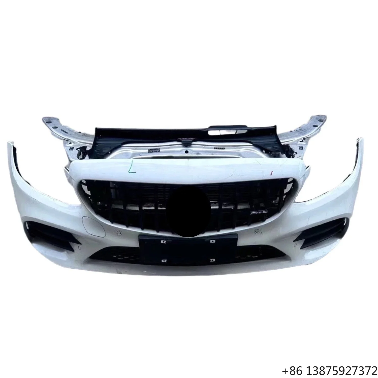 

For -C Class 205 C63 Front Bumper Safety Kit One Set of Body Kit with Bumper Main Grille Side Skirts