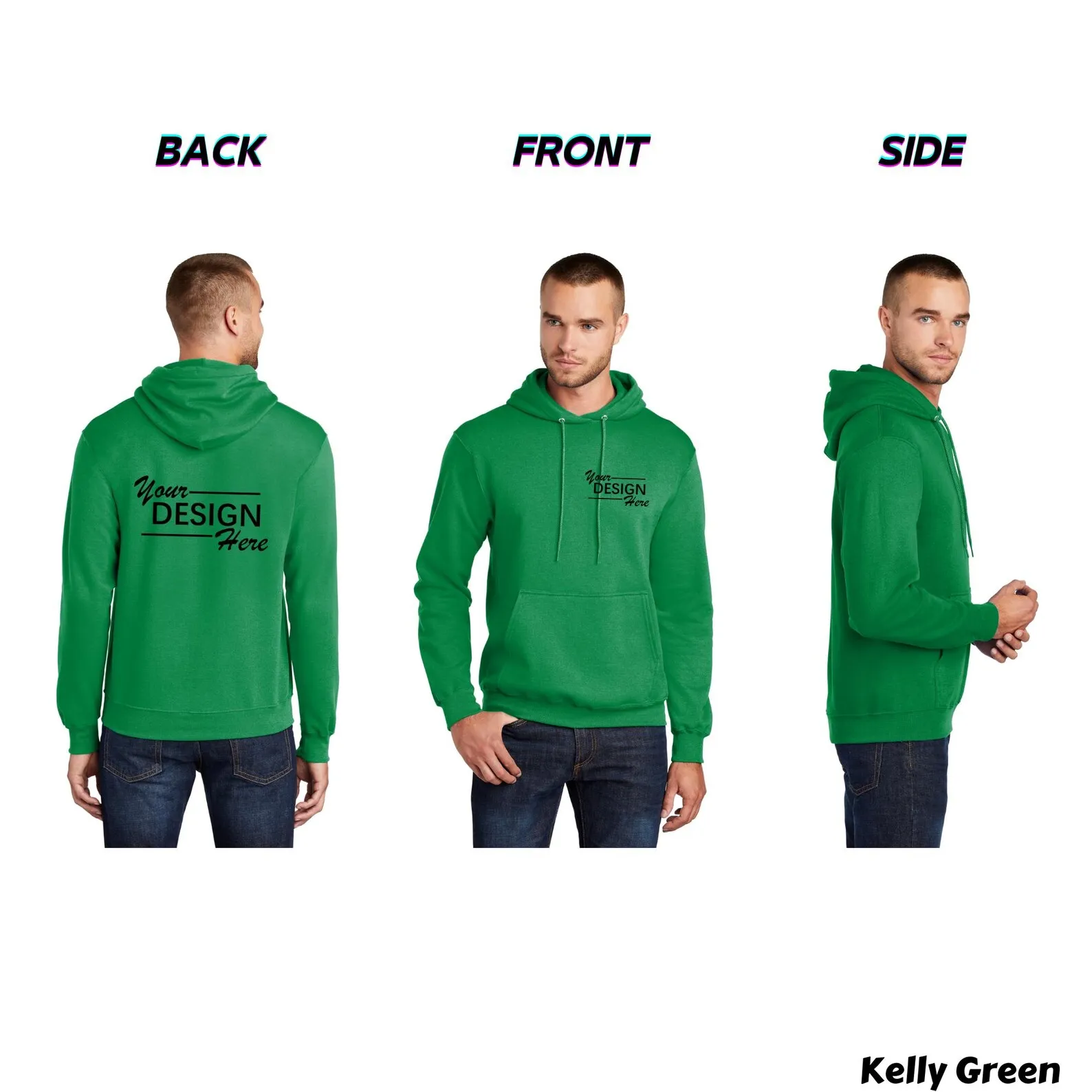 Custom Slim fit Hoodie Sweatshirts Men Personalized Logo Text Photo Unique Design Hoodies With Pocket and Drawstring Sweatshirts