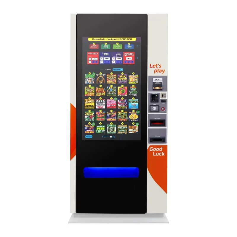 Scratch Off Lottery Ticket Vending Machine Instant Dispenser Commercial OEM Customized