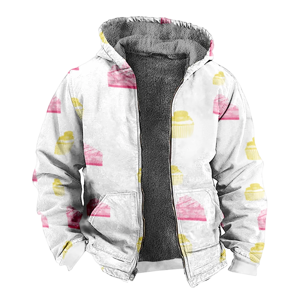 Heren winterjassen jassen,GRIJS patroon katoenen kleding overjas mannelijk HIP HOP CASUAL