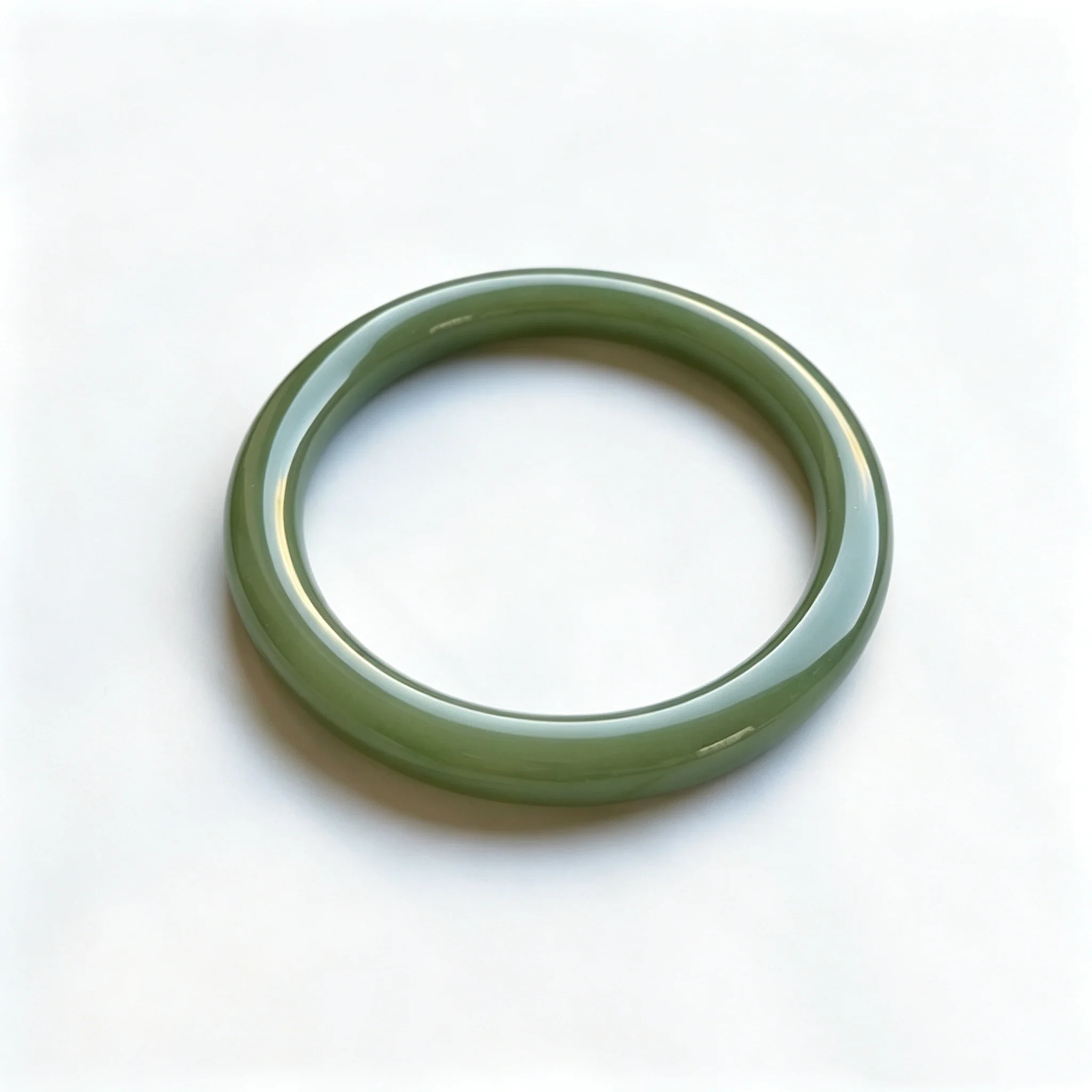 

Natural Hetian Jade Clear Water Green Round Colorful Bracelet Popular Fashion Jewelry Sexy Young Girls Best Selling Holiday Gift