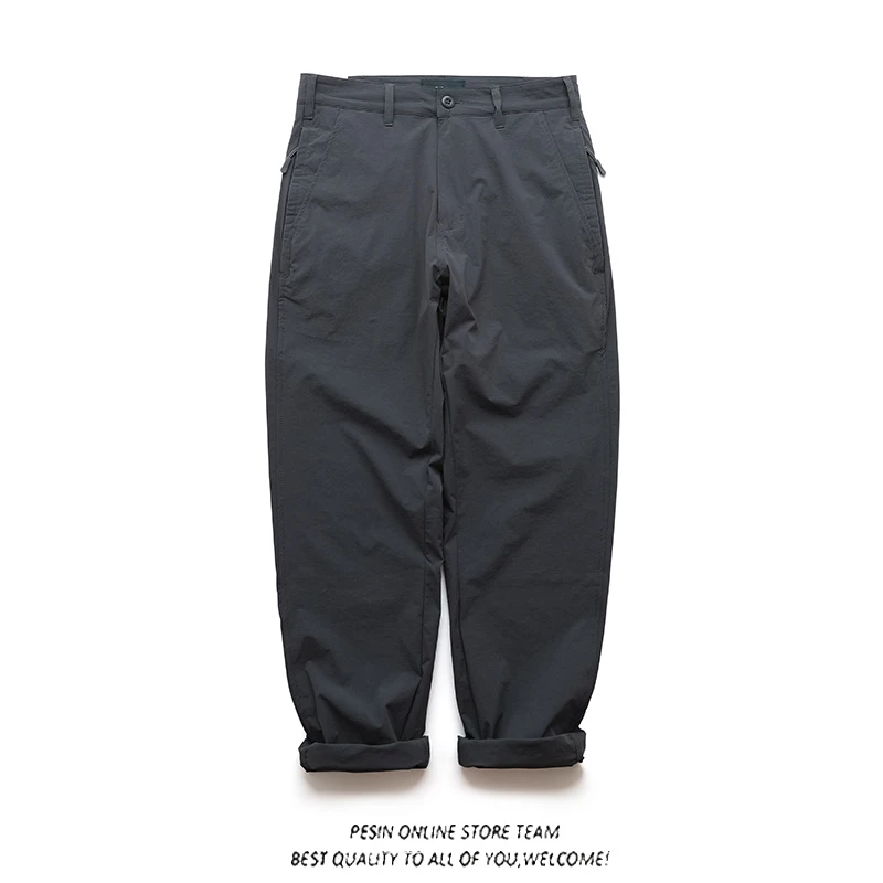 

Men's Outdoor Qui Dry Straight Leg Basic Sle Thin Casual Pants Summer Faionable Simple Match Workwear Trousers