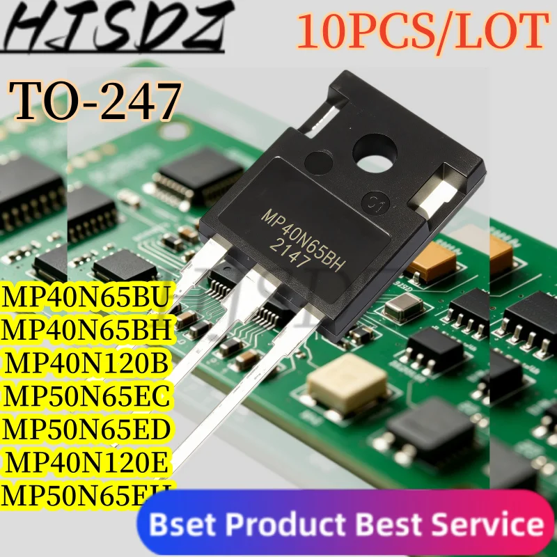 【10PCS/LOT】 NEW MP40N65BU MP40N65BH MP40N120B MP40N120E MP50N65EC MP50N65ED MP50N65EH TO-3P High-power IGBT Single Tube