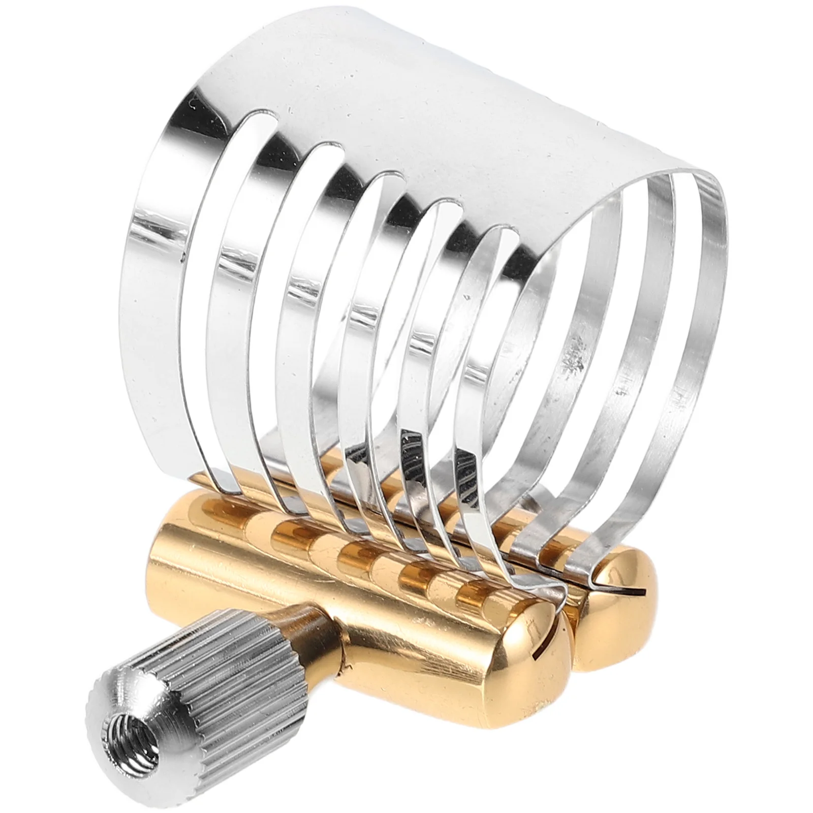 

Saxophone Ligature Accessory Stainless Steel Metal Clip For Alto Saxophone Mouthpiece Secure Fit School Band Practice