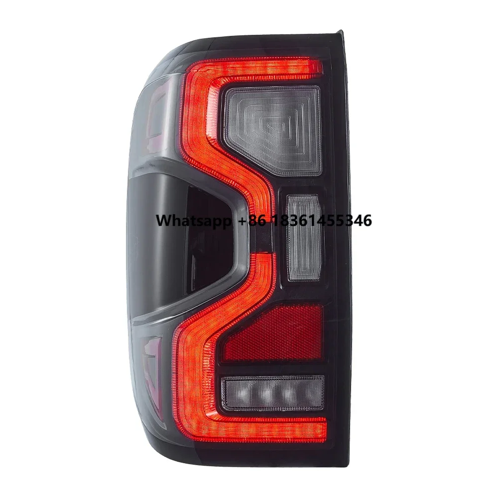 

Новые задние светодиодные фонари для Ford Ranger 2022-2024 с динамическим сигналом поворота, комплект задних фонарей, аксессуары