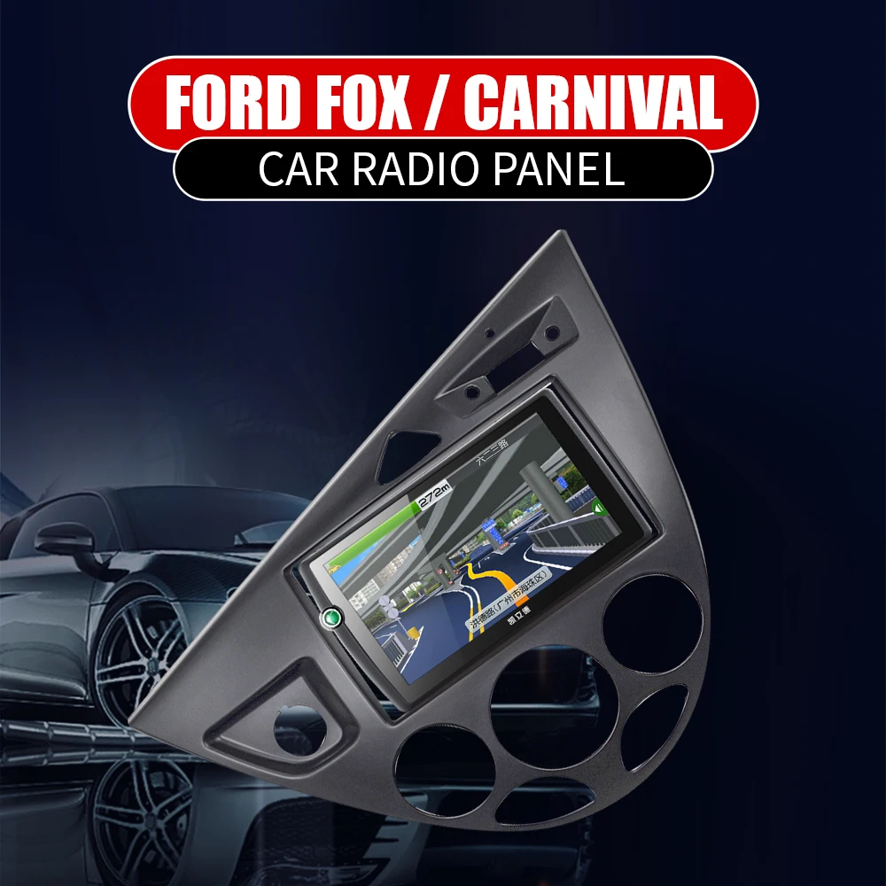 

LHD Car dashboard bezel 2din stereo DVD panel installation finishing kit suitable for Ford Focus / Carnival