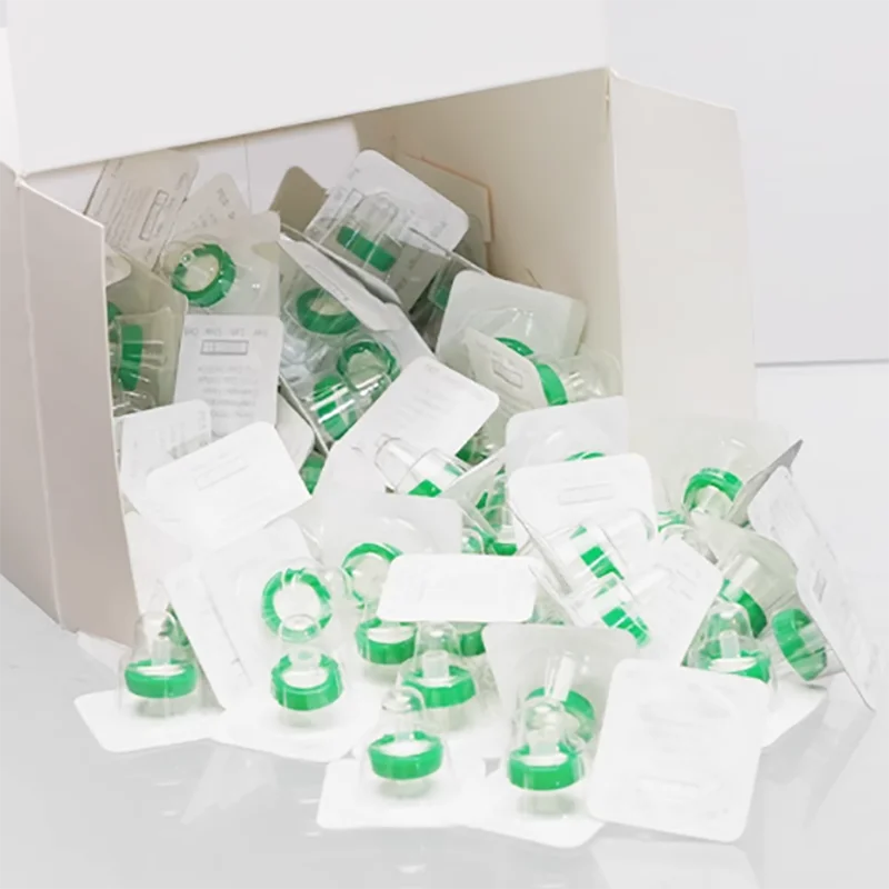 

100PCS Disposable needle membrane filter 13mm 0.22um/0.45um organic nylon hydrophilic hydrophobic PES