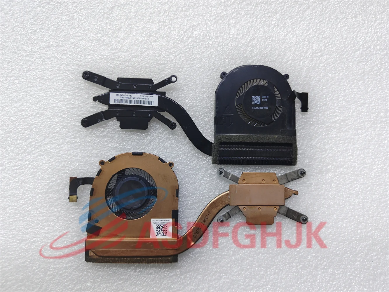 

Original FOR Lenovo thinkpad x1 yoga 2nd 3rd cpu radiator Radiator/fan fru 01ax830 01ay918 01ay917 Test Ok