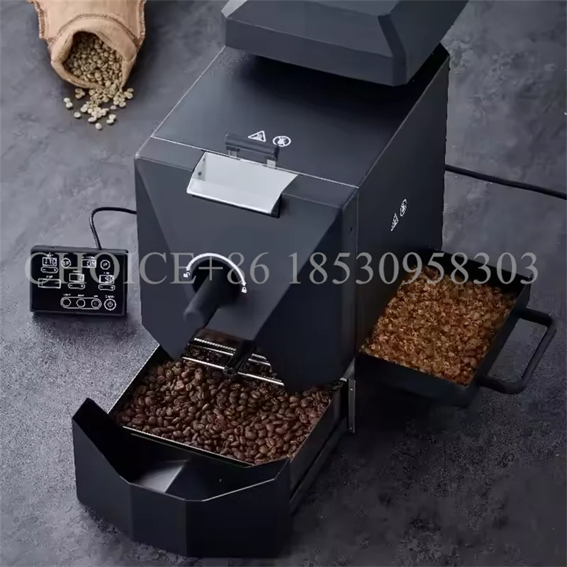 500g Household Coffee Shop Commercial Coffee Beans Roaster Maker Stainless Steel Drum Roaster Smokeless Coffee Roasters Machine