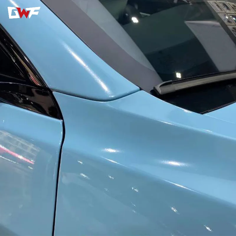 10 Year Warranty GWFFILM Sea Wind Blue TPU PPF 1.5215m Self Healing Anti Scratch Car Color Wrap Roll