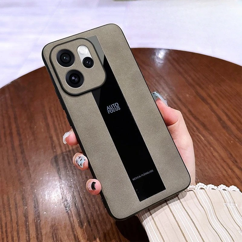 Para OPPO Reno 15 14 pro Funda de cuero de lujo Porsche cubierta de borde suave agradable para la piel para OPPO Reno15 pro Funda de parachoques a prueba de golpes