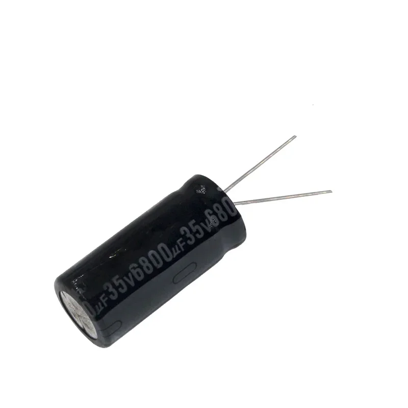 2 Buah 6800UF 35V 6800MFD 35wd18*35Mm Kapasitor Elektrolitik Aluminium Radial