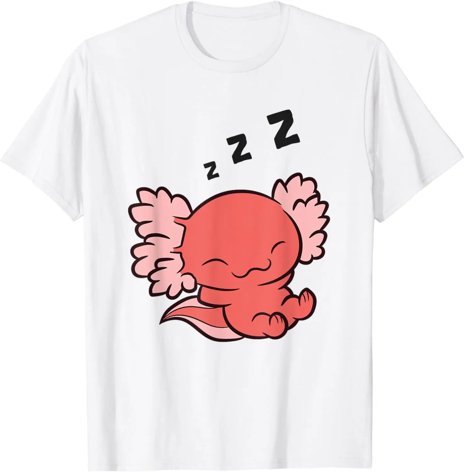 Sleeping Axolotl Lazy Axolotls T-Shirt