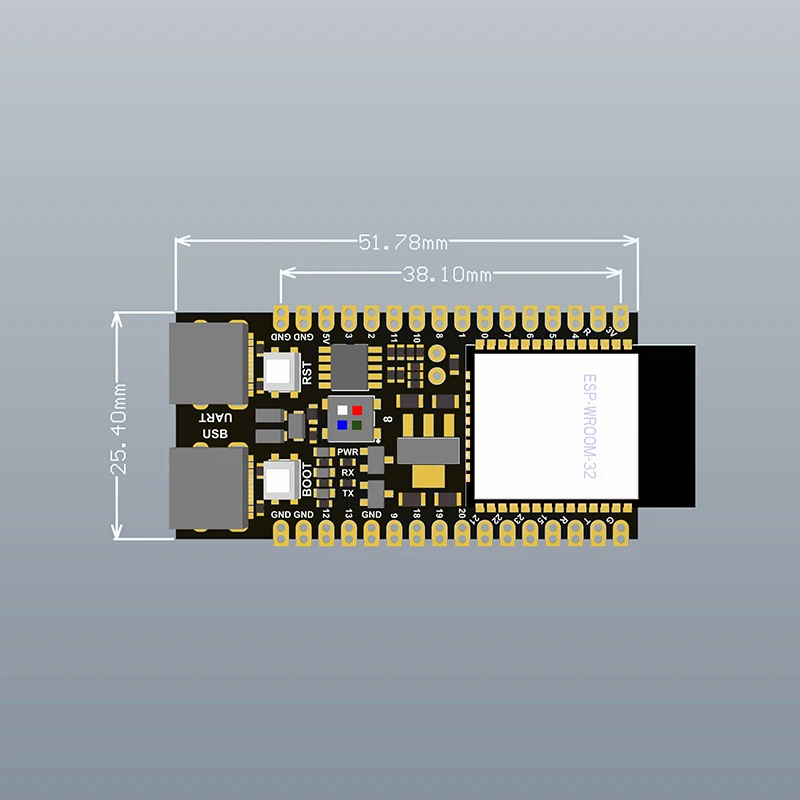 "Placa central ESP32 WiFi + Bluetooth Compatible con Arduino, ESP32-C6 integrada con memoria Flash de 16MB y N16R2