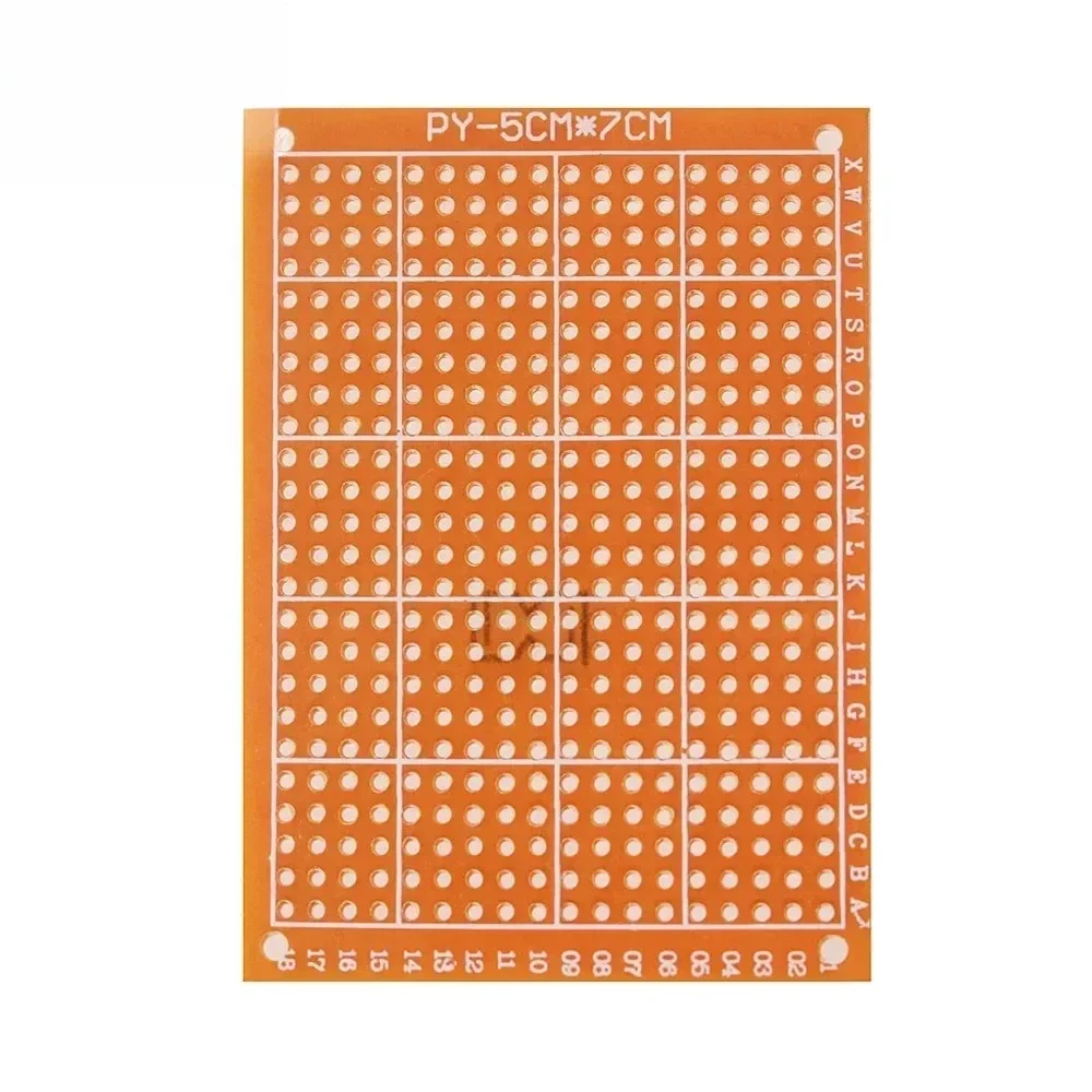 5/10PCS Single Sided Yellow PCB Prototype Board Kit 3 Sizes 5x7cm 7x9cm 9x15cm DIY PCB Board Universal Breadboard