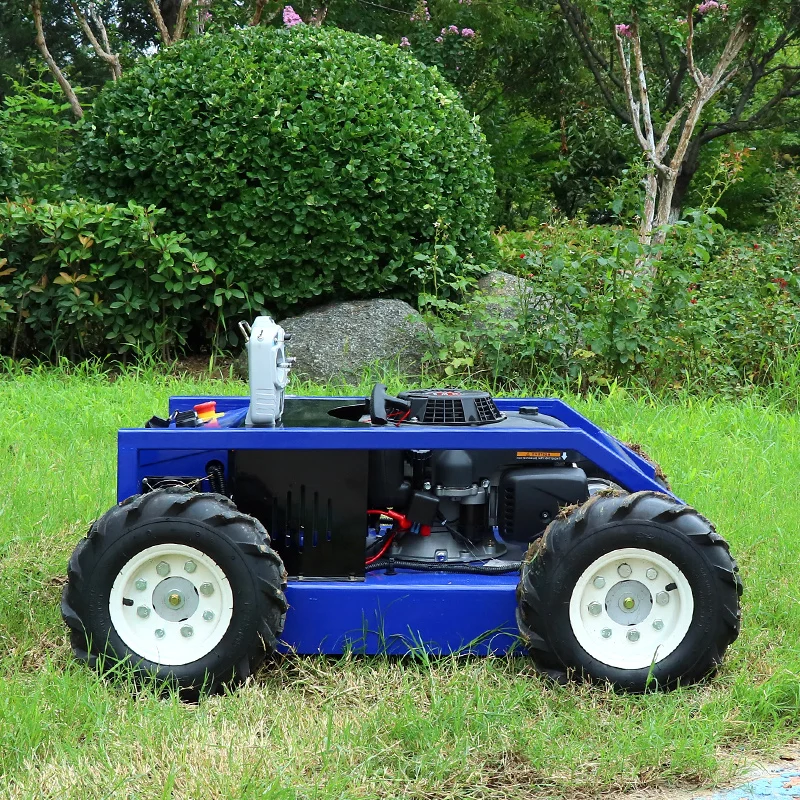 عرض القطع المخصص 500 مم جزازة العشب للاستخدام في الحديقة المنزلية، جزازة العشب الذكية للتحكم عن بعد #6