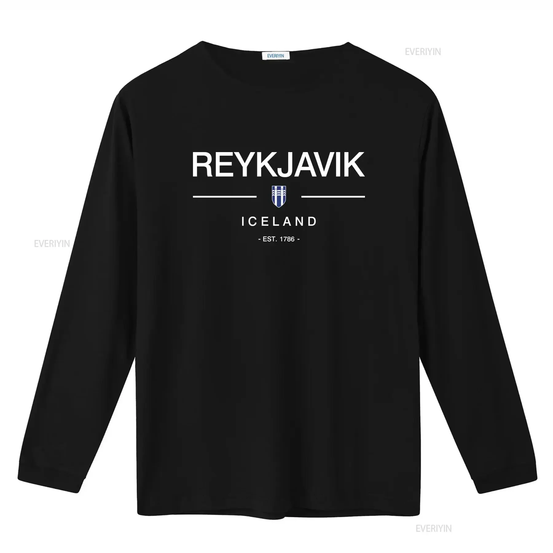 Reykjavik Icelandic T Shirt Vintage Style Print Funny Idea for Travel Lovers vintage Washed streetwear Versatile