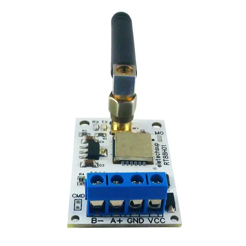 B63B-2X RT88H01 433M RT88H01 Transmitter And Receiver Module VHF/UHF Radio Modem RS485 Lora GFSK Wireless Transceiver 22DBM