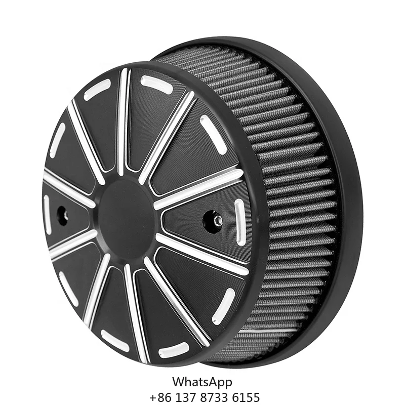 Motorcycle Air Intake Cleaner Filter High Flow For Indian Chieftain 2014-2023