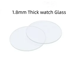 1PC Watch Glass for 24mm to 40mm Thickness 1.8mm Round Flat Mirror Glass Smartwatch Replacement Crystal Lens Watch Accessories