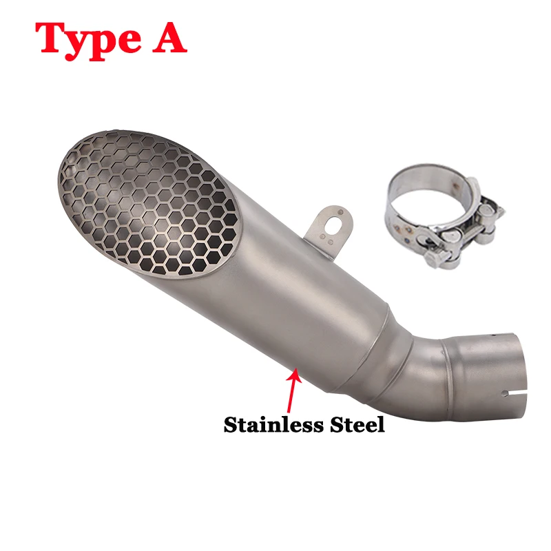 For RSV4 1100 Factory Tuono 2021-2026 Motorcycle Titanium Alloy Exhaust Systems Slip On Mid Link Pipe Escape Muffler With Mesh