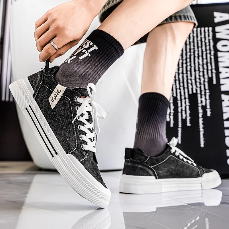Canvas-Schuhe, Herren-Sportschuhe, Skate-Schuhe, trendige Straßenschuhe, modische Wanderschuhe – Detail 8