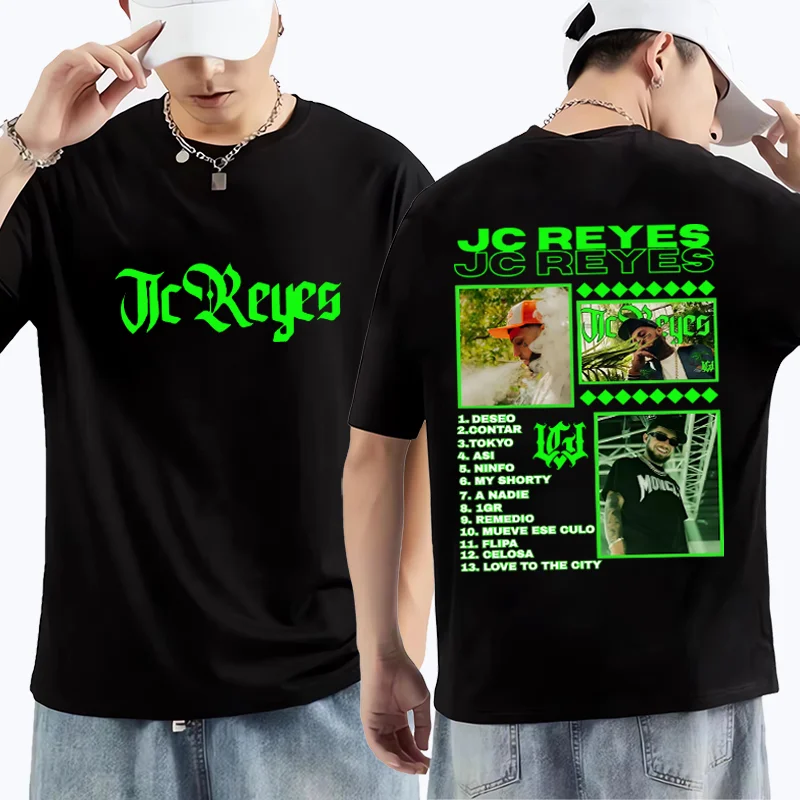 

Rapper Jc Reyes Nacer De Nuevo Graphics T-Shirt men women Hot vintage Oversized Hip Hop streetwear short sleeve Cotton T shirts