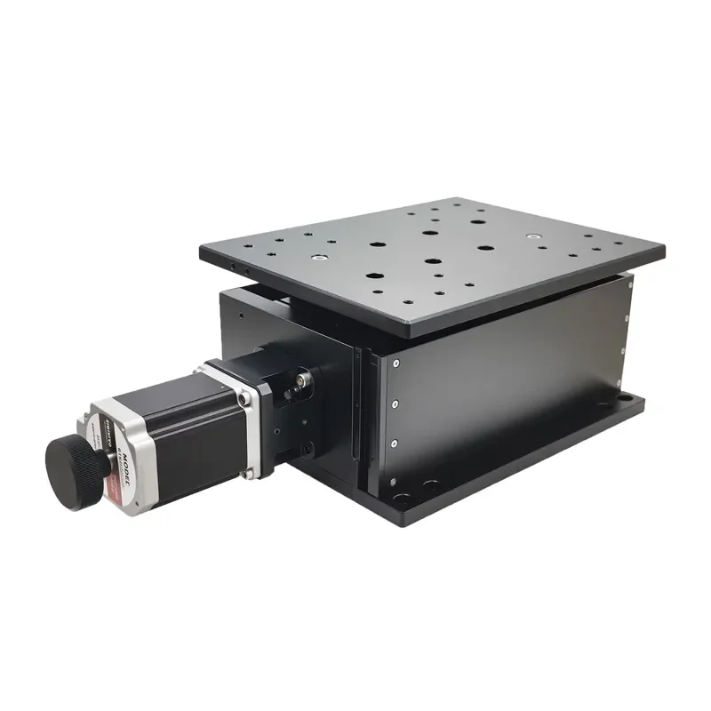 Electric Lead Screw Adjustable 40MM Desktop Wedge-Shaped Z-Axis Lifting Platform Travel for Test Instruments