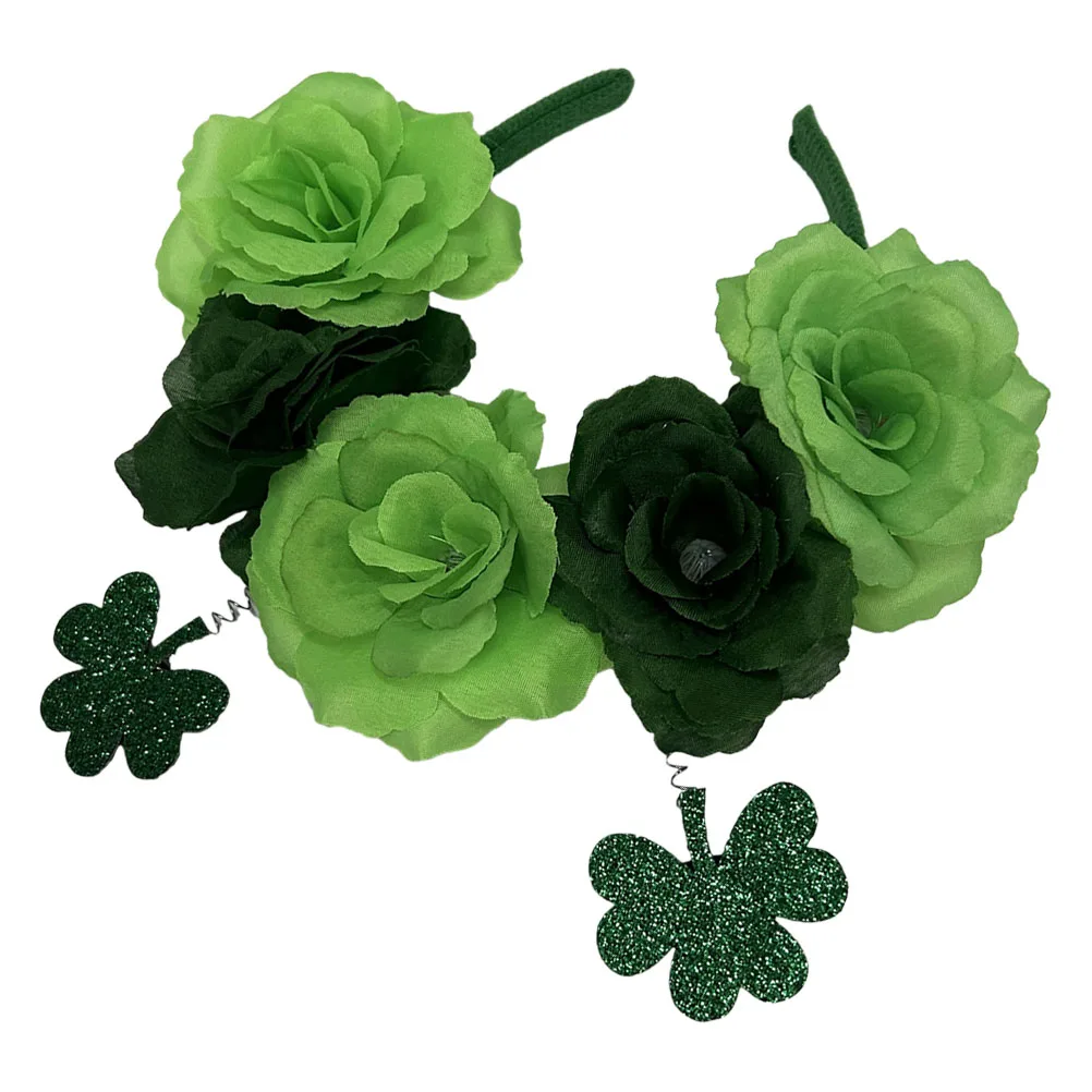 

Green Shamrock Headb for St Patricks Day Accessories Women Hair Girls Party Festival Costume Hair Accessories For Girls