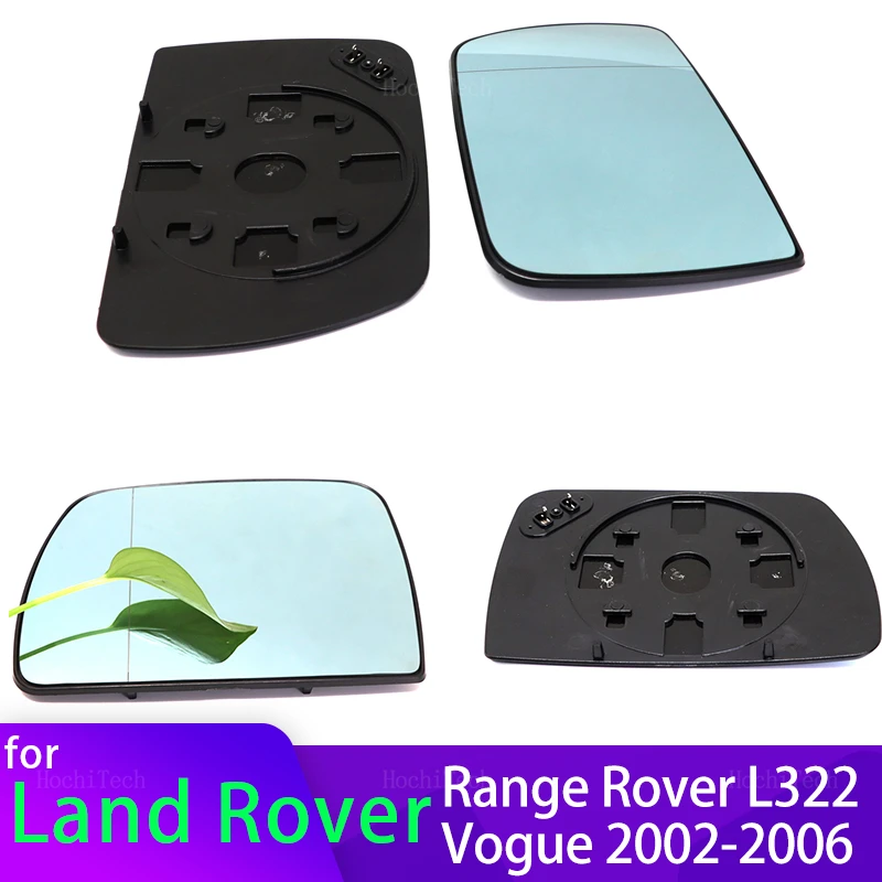 Side Blue Heated Electric Wide Angle Wing Mirror Glass For Land Rover Range Rover L322 Vogue 2002-2006 Accessories