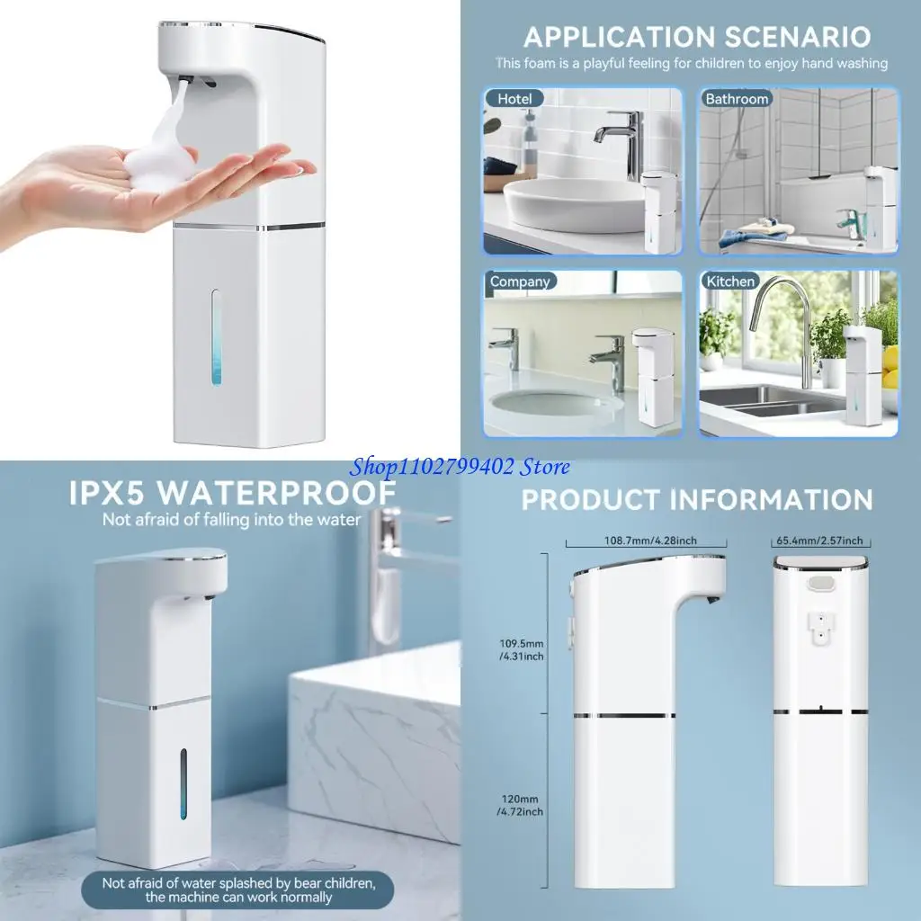 

547F Contactless Liquid Soap Distributor Grasps Complimentary Automatic for Bathroom Kitchen Use