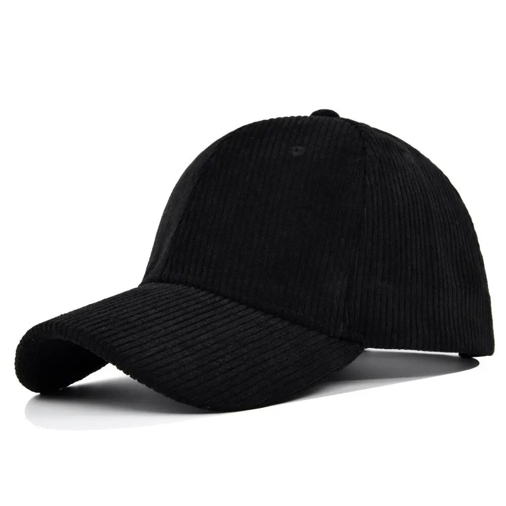 Corduroy Hat Korean Version Ins Baseball Cap Korean Version Versatile Show Face Small Curved Eaves Street Fashion Brand Cap Man