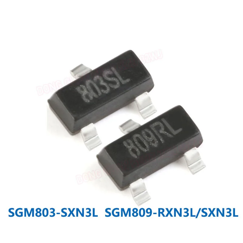 5 PCS SGM803-SXN3L TR Silk Screen Printing SGM809 RXN3L SXN3L TR Microprocessor Monitoring Chip