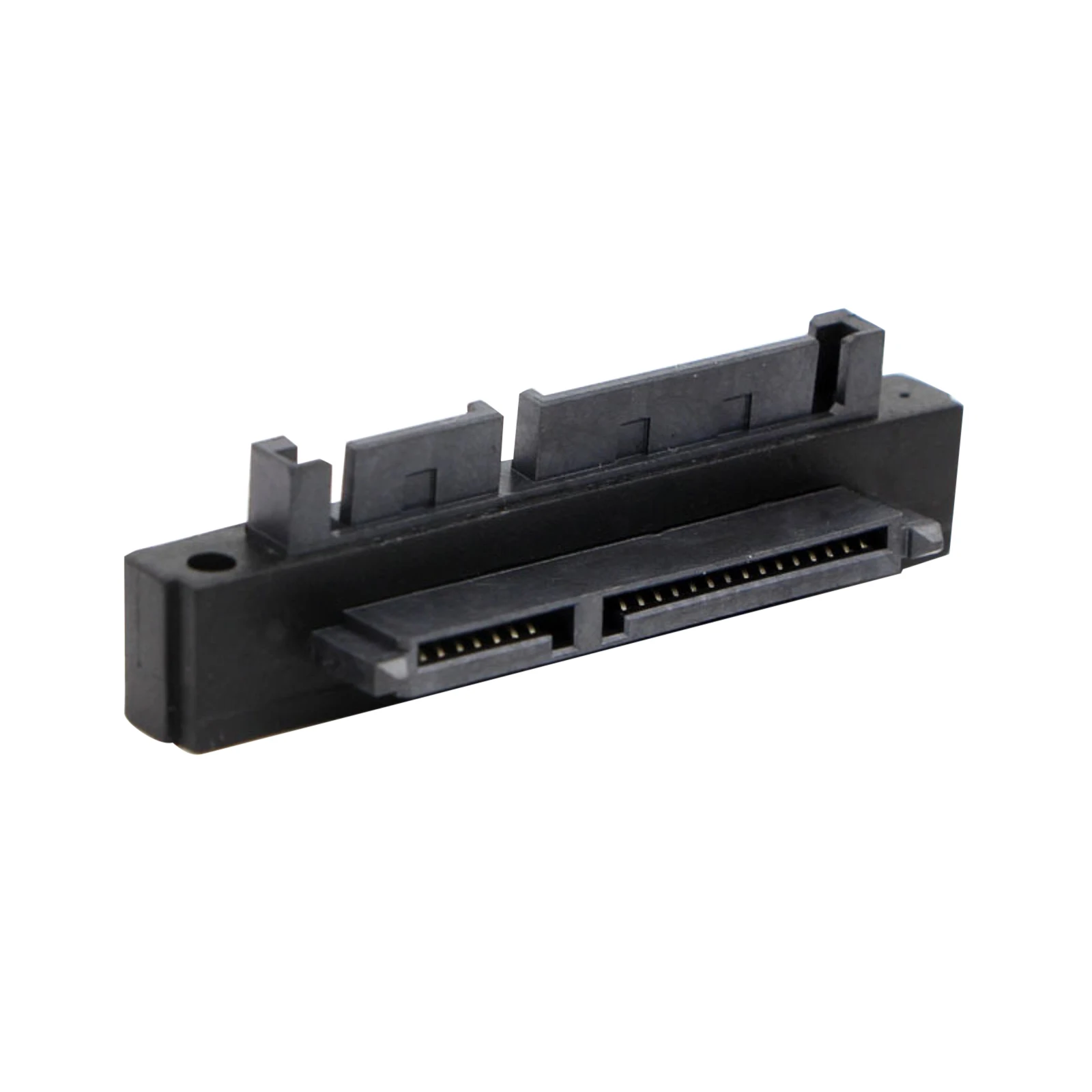Adattatore convertitore di estensione del connettore femmina SATA 22pin 7 + 15 maschio a SATA a 22pin ad angolo retto a 90 gradi per accessori per Hard Disk