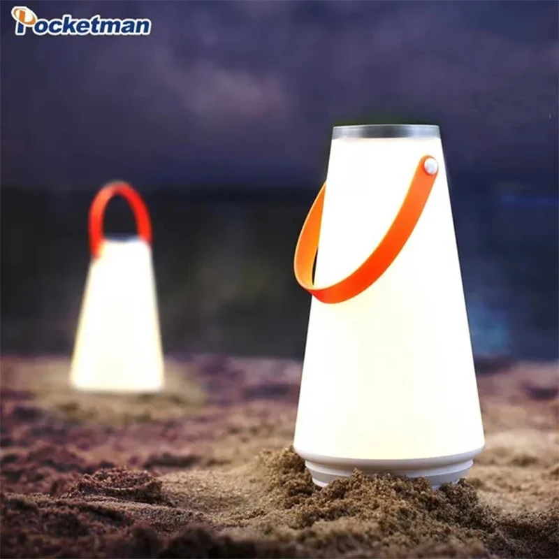 Portable LED Home Night Light Table Lamp USB Rechargeable Touch Switch Outdoor Camping Emergency Lantern