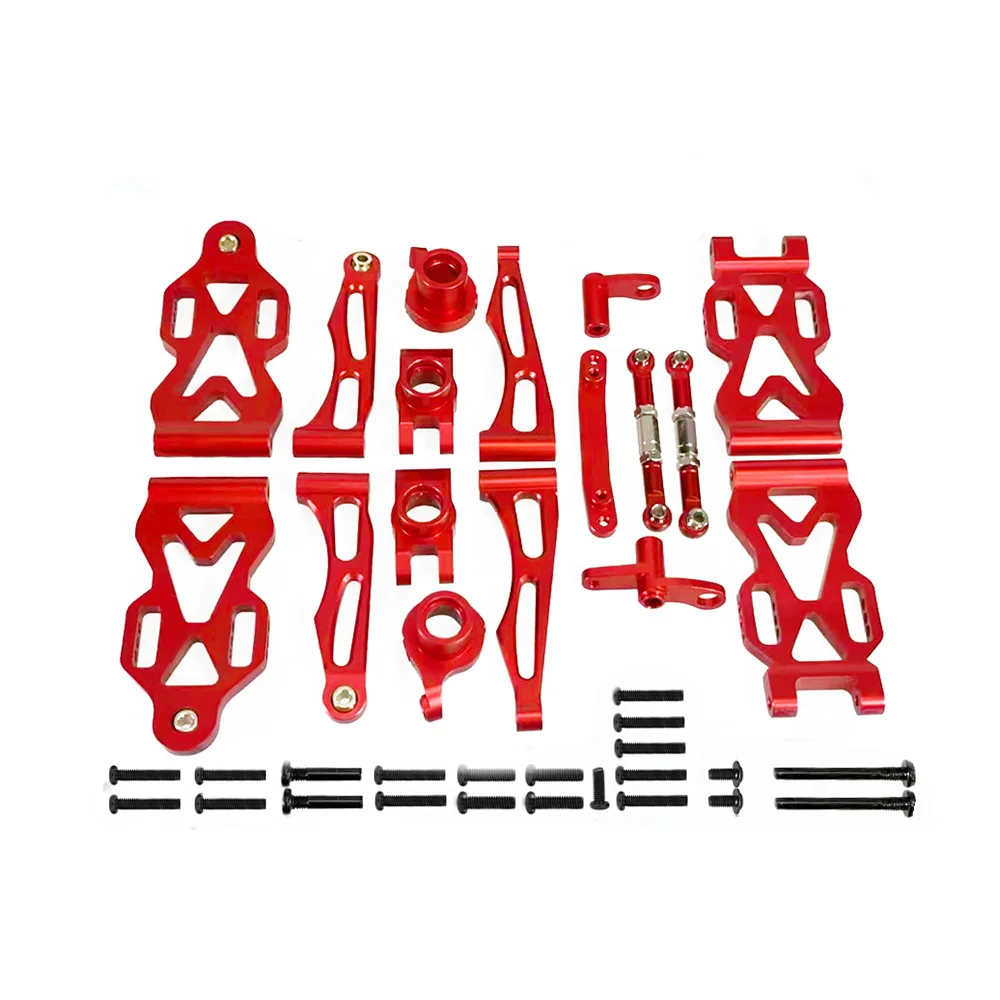 For SCY RC Car 16101 16102Pro 16103  Upgrade Metal Parts Accessories aluminum Alloy Suspension Arm Wheel Seat Steering Cup Set