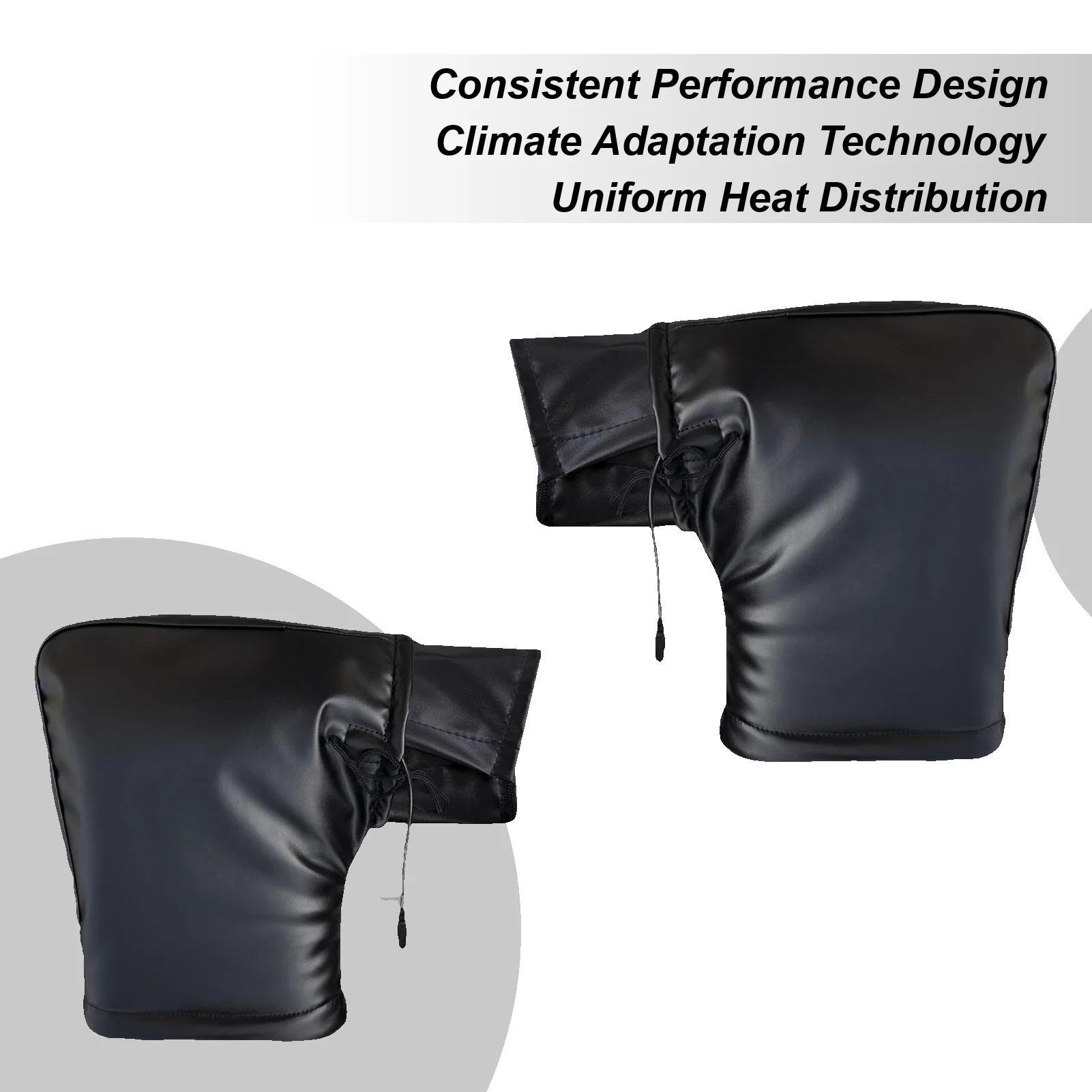 Heated Winter Handlebars Mitts Windproof Cycling Warmer Mittens Motorbike Handle Grip Gloves For Scooters ATVs Snowmobiles