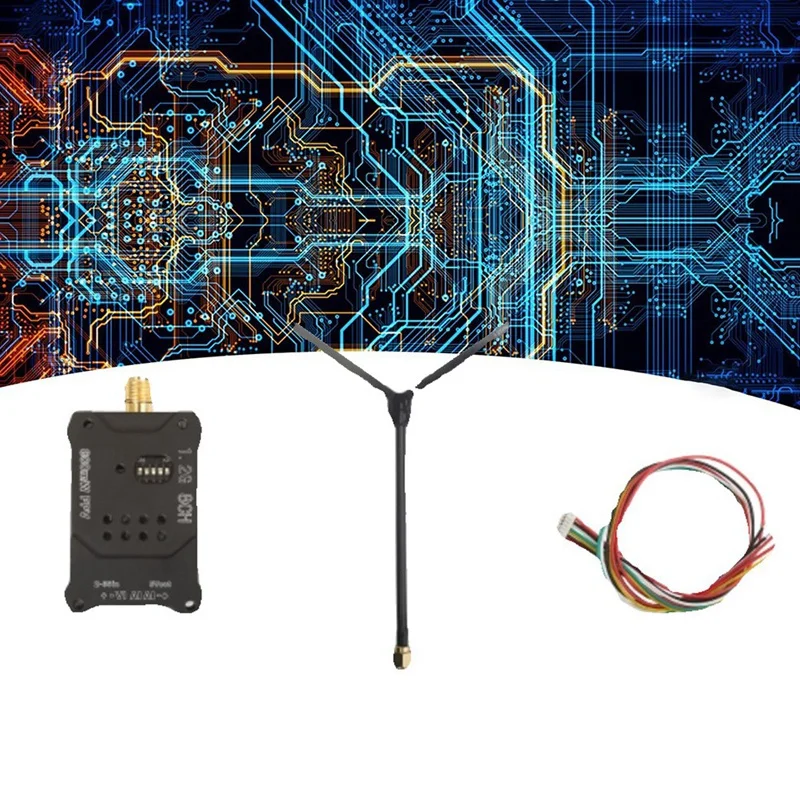 1.2G 800Mw FPV VTX Transmitter 8CH Audio Video Transmitter For FPV Long Range Drone Airplane