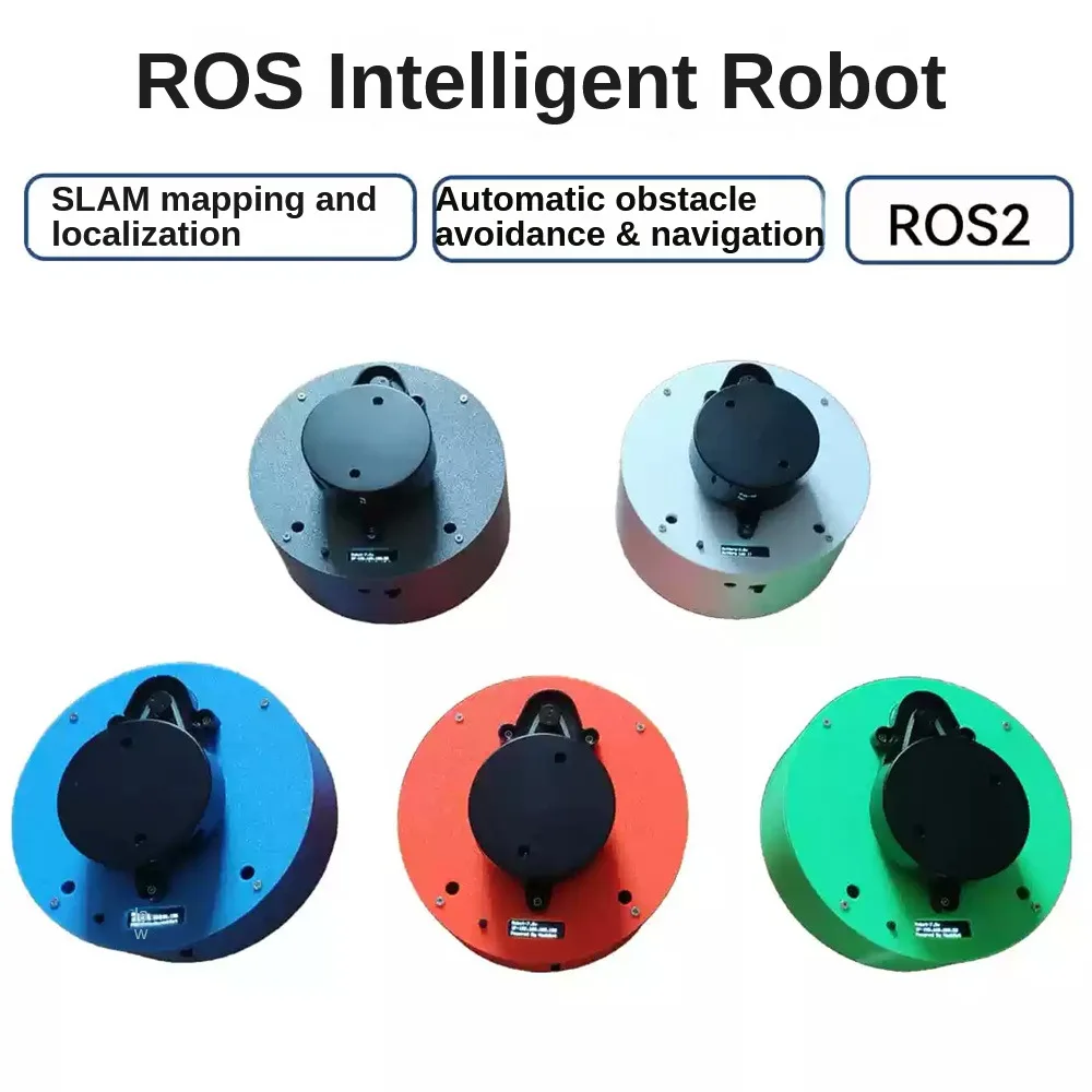MOEBIUS 2WD ROS Robot ROS2 Two Wheel Differential Intelligent Car Chassis Research SLAM Navigation LiDAR OpenCV Vision