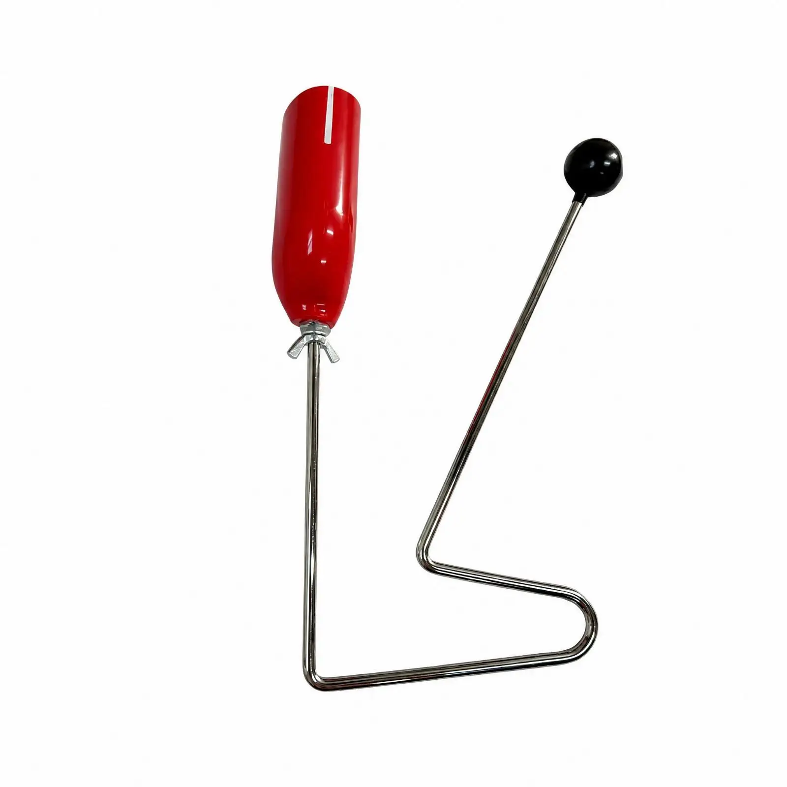 Mini Percussion Instrument for Children ABS Shaker Stick with Metal Loop for Rhythm Play